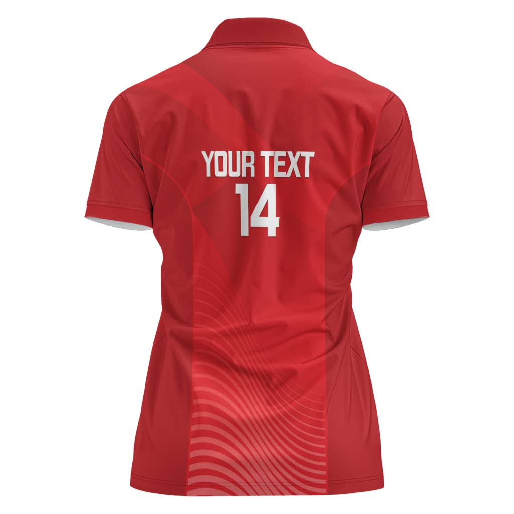 Suns Football Custom Women Polo Shirt Gold Coast Est 2009 Deep Red - Aussie Hoodie