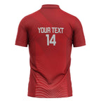 Suns Football Custom Zipper Polo Shirt Gold Coast Est 2009 Deep Red - Aussie Hoodie