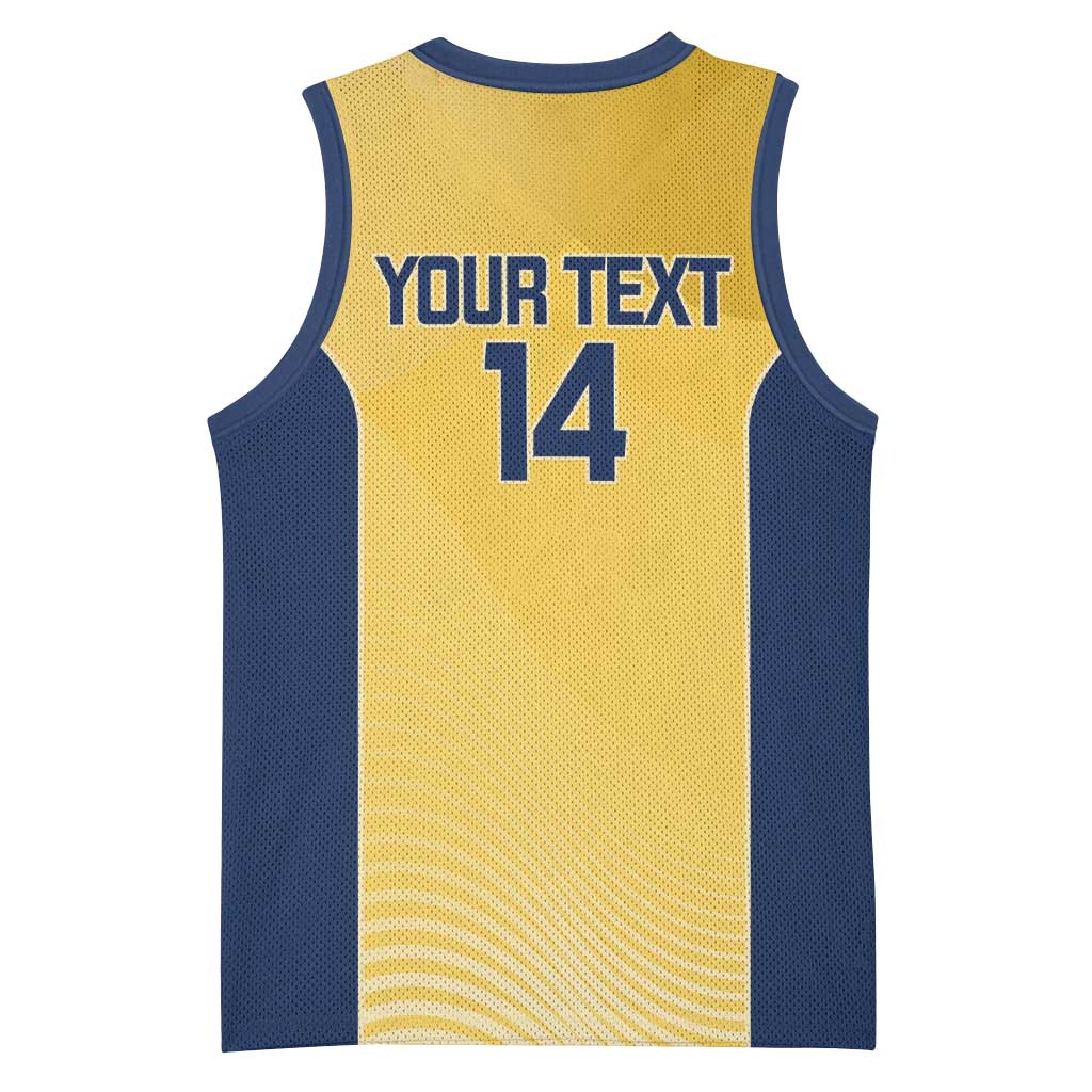 Suns Football Custom Basketball Jersey Gold Coast Est 2009 Sunburnt Gold - Aussie Hoodie