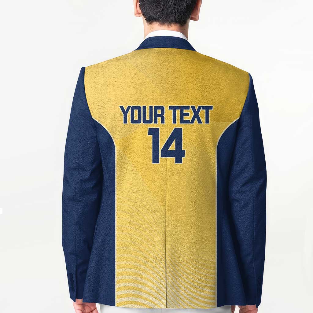 Suns Football Custom Blazer Gold Coast Est 2009 Sunburnt Gold - Aussie Hoodie