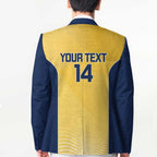 Suns Football Custom Blazer Gold Coast Est 2009 Sunburnt Gold - Aussie Hoodie