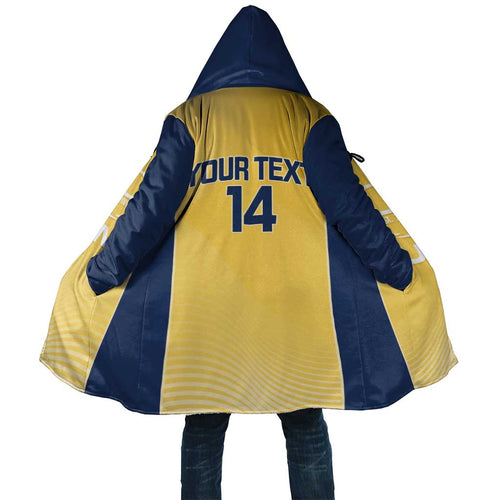 Suns Football Custom Cloak Gold Coast Est 2009 Sunburnt Gold - Aussie Hoodie