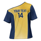 Suns Football Custom Cross Shoulder Shirt Gold Coast Est 2009 Sunburnt Gold - Aussie Hoodie