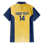 Suns Football Custom Family Matching Off The Shoulder Long Sleeve Dress and Hawaiian Shirt Gold Coast Est 2009 Sunburnt Gold - Aussie Hoodie