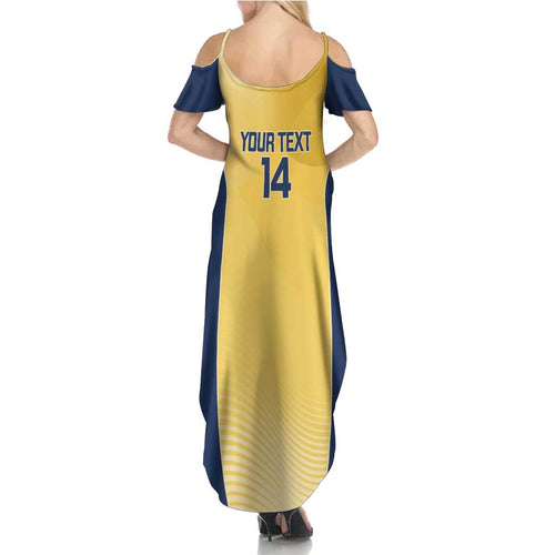 Suns Football Custom Family Matching Summer Maxi Dress and Hawaiian Shirt Gold Coast Est 2009 Sunburnt Gold - Aussie Hoodie