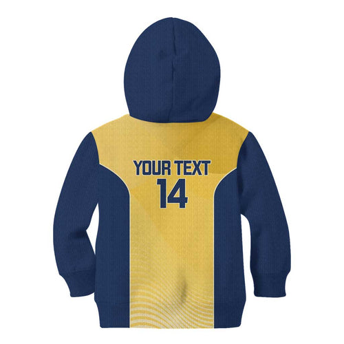 Suns Football Custom Kid Hoodie Gold Coast Est 2009 Sunburnt Gold - Aussie Hoodie