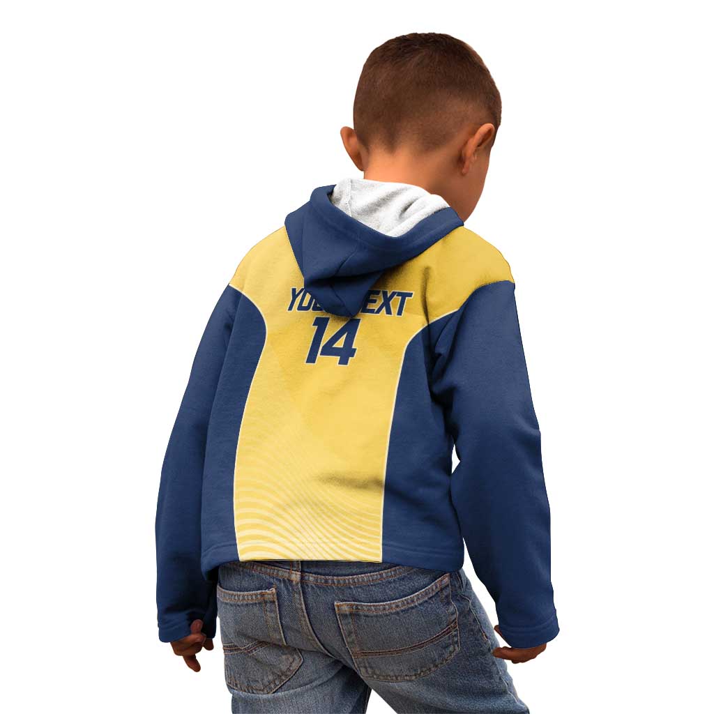Suns Football Custom Kid Hoodie Gold Coast Est 2009 Sunburnt Gold - Aussie Hoodie