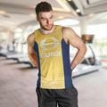 Suns Football Custom Men Tank Top Gold Coast Est 2009 Sunburnt Gold - Aussie Hoodie