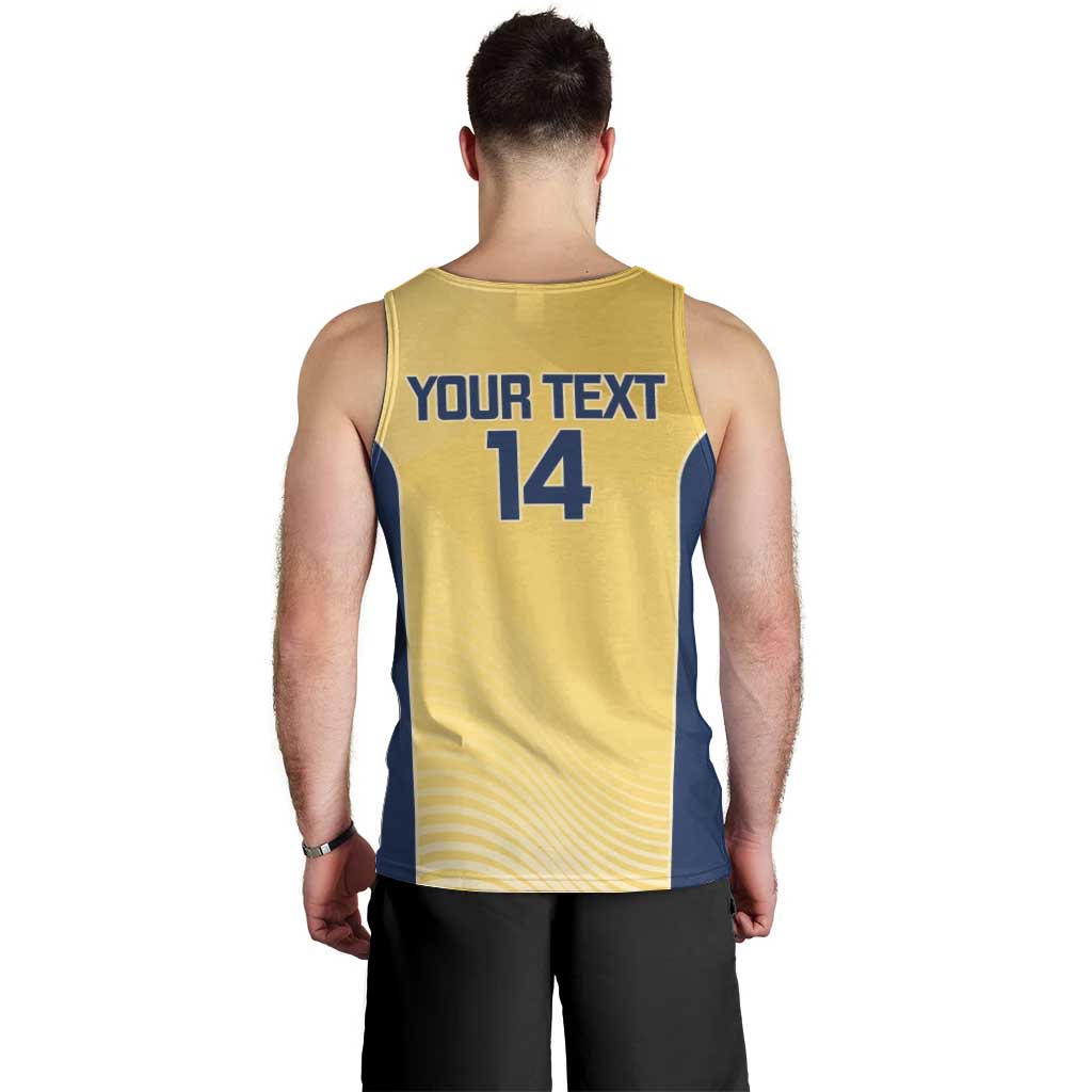 Suns Football Custom Men Tank Top Gold Coast Est 2009 Sunburnt Gold - Aussie Hoodie