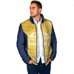 Suns Football Custom Padded Jacket Gold Coast Est 2009 Sunburnt Gold - Aussie Hoodie