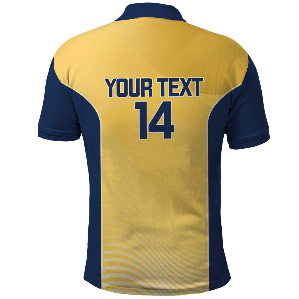 Suns Football Custom Polo Shirt Gold Coast Est 2009 Sunburnt Gold - Aussie Hoodie