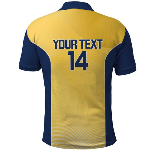 Suns Football Custom Polo Shirt Gold Coast Est 2009 Sunburnt Gold - Aussie Hoodie