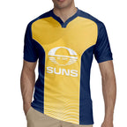 Suns Football Custom Rugby Jersey Gold Coast Est 2009 Sunburnt Gold - Aussie Hoodie