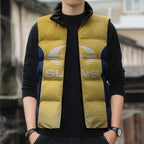 Suns Football Custom Sleeveless Puffer Jacket Gold Coast Est 2009 Sunburnt Gold - Aussie Hoodie