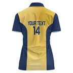 Suns Football Custom Women Polo Shirt Gold Coast Est 2009 Sunburnt Gold - Aussie Hoodie