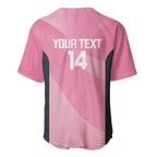 Suns Football Custom Baseball Jersey Gold Coast Est 2009 Pink - Aussie Hoodie