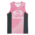Suns Football Custom Basketball Jersey Gold Coast Est 2009 Pink - Aussie Hoodie