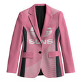 Suns Football Custom Blazer Gold Coast Est 2009 Pink - Aussie Hoodie