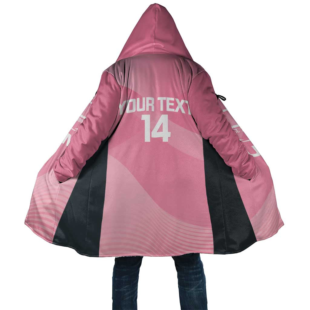 Suns Football Custom Cloak Gold Coast Est 2009 Pink - Aussie Hoodie