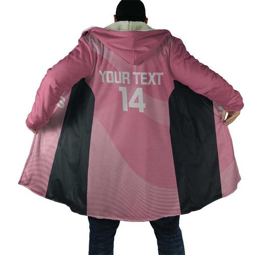 Suns Football Custom Cloak Gold Coast Est 2009 Pink - Aussie Hoodie