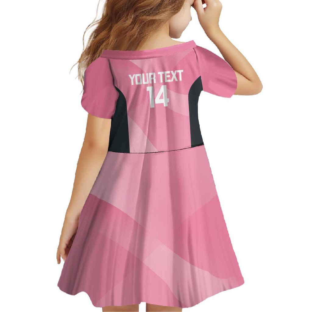 Suns Football Custom Family Matching Off The Shoulder Long Sleeve Dress and Hawaiian Shirt Gold Coast Est 2009 Pink - Aussie Hoodie