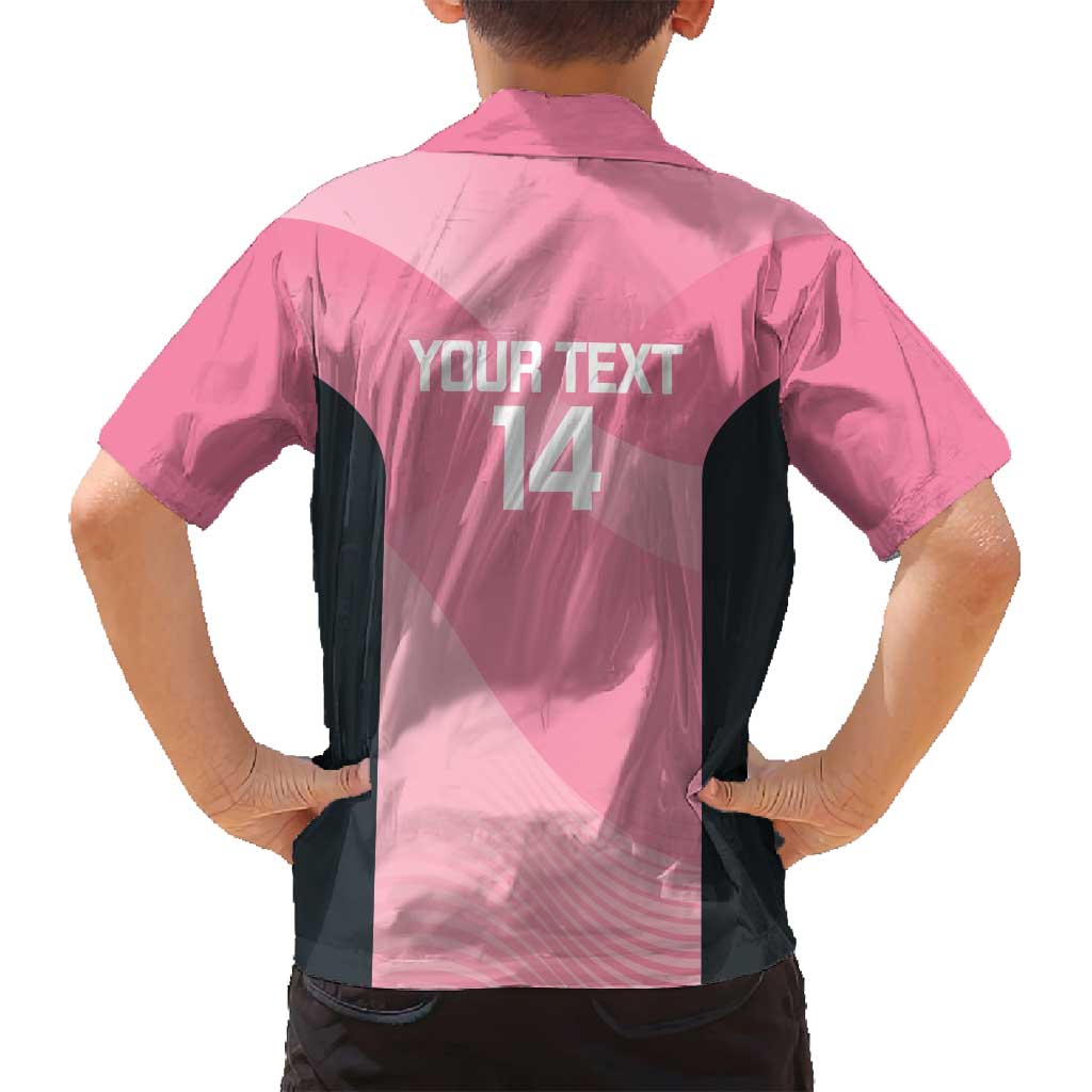 Suns Football Custom Family Matching Off Shoulder Short Dress and Hawaiian Shirt Gold Coast Est 2009 Pink - Aussie Hoodie