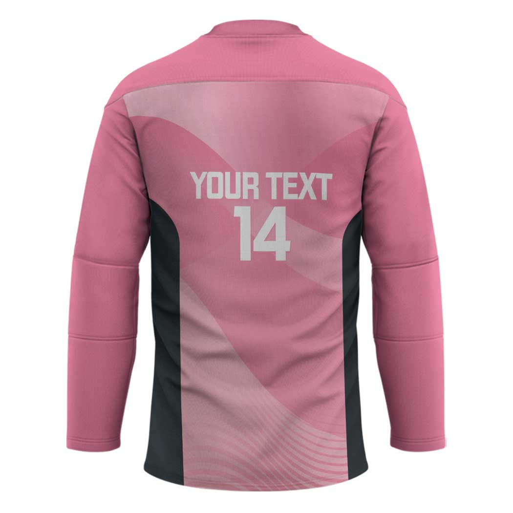 Suns Football Custom Hockey Jersey Gold Coast Est 2009 Pink - Aussie Hoodie