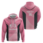 Suns Football Custom Hoodie Gold Coast Est 2009 Pink - Aussie Hoodie