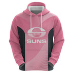 Suns Football Custom Hoodie Gold Coast Est 2009 Pink - Aussie Hoodie