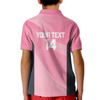 Suns Football Custom Kid Polo Shirt Gold Coast Est 2009 Pink - Aussie Hoodie