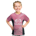 Suns Football Custom Kid T Shirt Gold Coast Est 2009 Pink - Aussie Hoodie