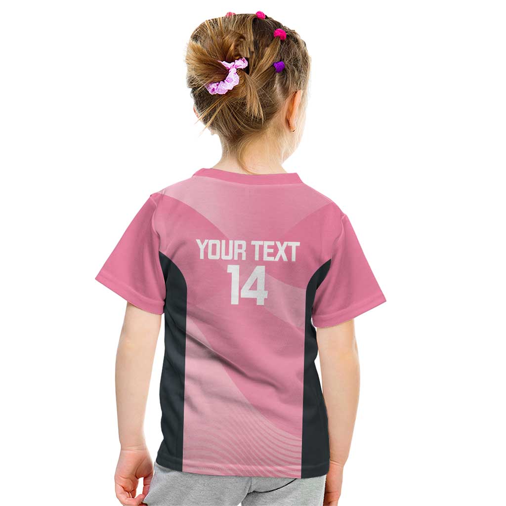 Suns Football Custom Kid T Shirt Gold Coast Est 2009 Pink - Aussie Hoodie