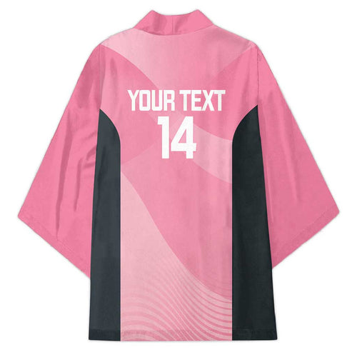 Suns Football Custom Kimono Gold Coast Est 2009 Pink - Aussie Hoodie