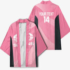 Suns Football Custom Kimono Gold Coast Est 2009 Pink - Aussie Hoodie