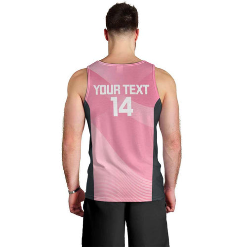Suns Football Custom Men Tank Top Gold Coast Est 2009 Pink - Aussie Hoodie