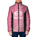 Suns Football Custom Padded Jacket Gold Coast Est 2009 Pink - Aussie Hoodie