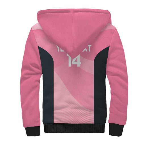 Suns Football Custom Sherpa Hoodie Gold Coast Est 2009 Pink - Aussie Hoodie