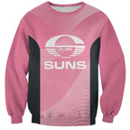 Suns Football Custom Sweatshirt Gold Coast Est 2009 Pink - Aussie Hoodie