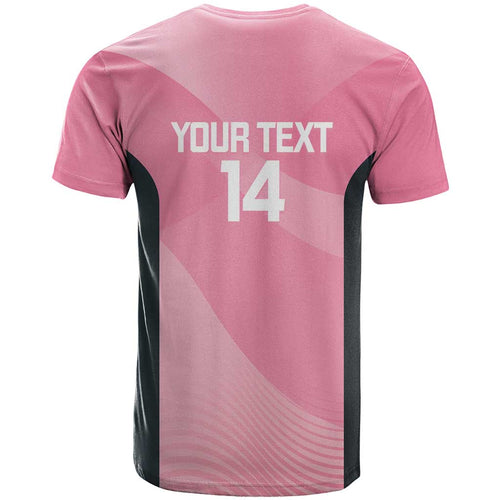 Suns Football Custom T Shirt Gold Coast Est 2009 Pink - Aussie Hoodie