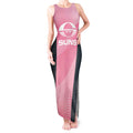 Suns Football Custom Tank Maxi Dress Gold Coast Est 2009 Pink - Aussie Hoodie