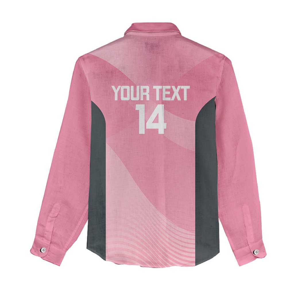 Suns Football Custom Women Casual Shirt Gold Coast Est 2009 Pink - Aussie Hoodie