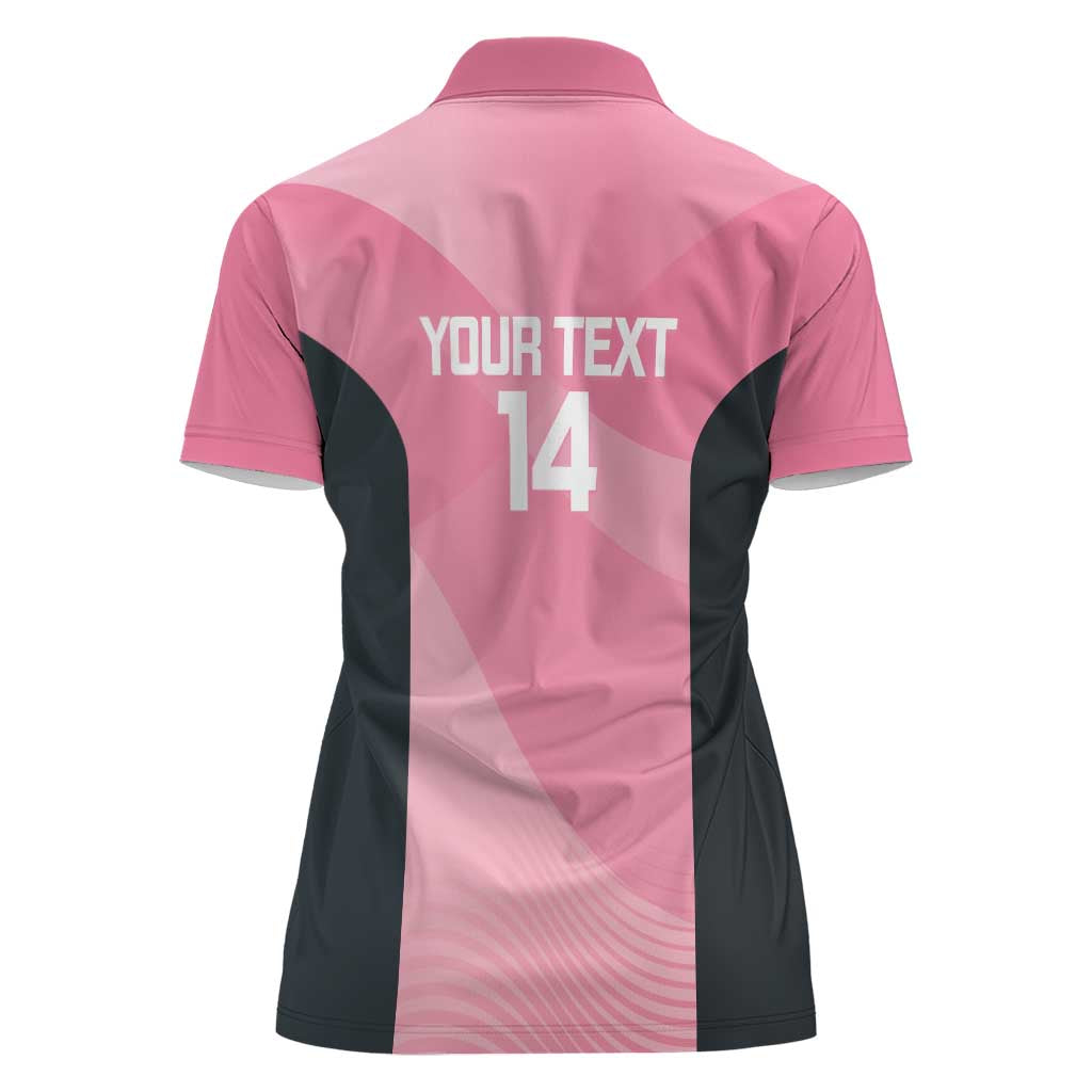 Suns Football Custom Women Polo Shirt Gold Coast Est 2009 Pink - Aussie Hoodie