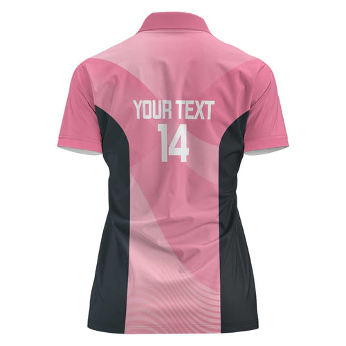 Suns Football Custom Women Polo Shirt Gold Coast Est 2009 Pink - Aussie Hoodie