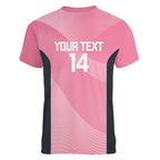 Suns Football Custom Women V-Neck T-Shirt Gold Coast Est 2009 Pink - Aussie Hoodie