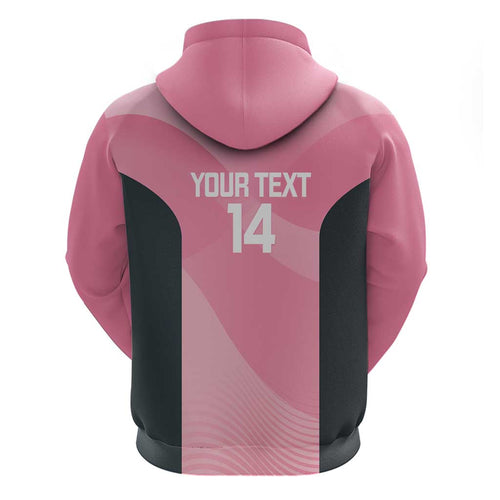 Suns Football Custom Zip Hoodie Gold Coast Est 2009 Pink - Aussie Hoodie