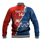 Custom Swans And Cats Football Baseball Jacket 2024 Together Dynamic Version