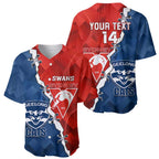 Custom Swans And Cats Football Baseball Jersey 2024 Together Dynamic Version