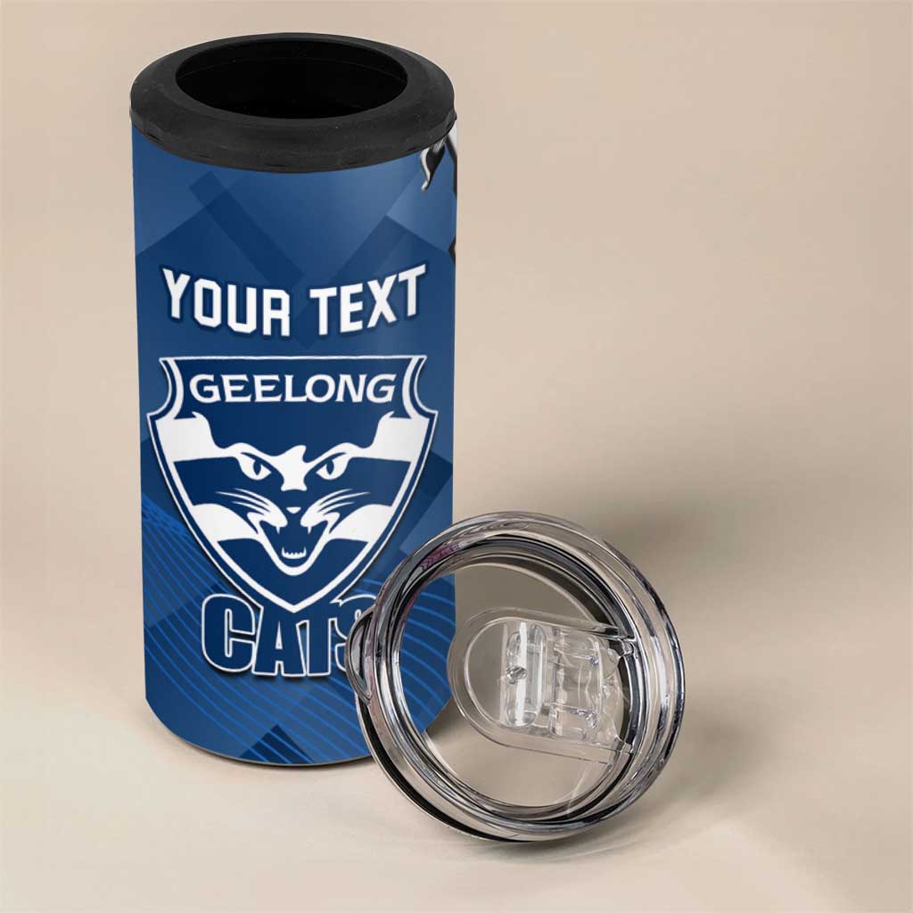 Custom Swans And Cats Football 4 in 1 Can Cooler Tumbler 2024 Together Dynamic Version