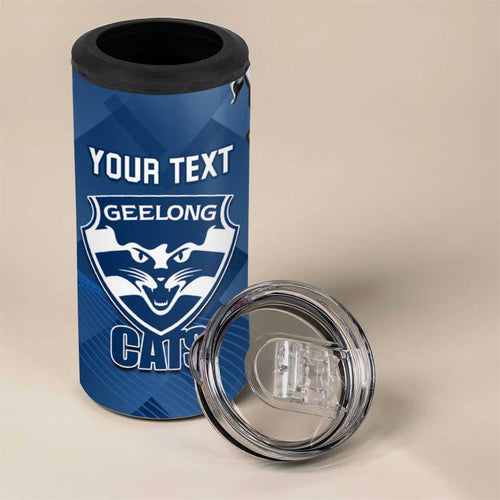 Custom Swans And Cats Football 4 in 1 Can Cooler Tumbler 2024 Together Dynamic Version