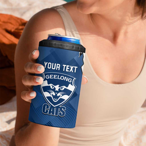 Custom Swans And Cats Football 4 in 1 Can Cooler Tumbler 2024 Together Dynamic Version